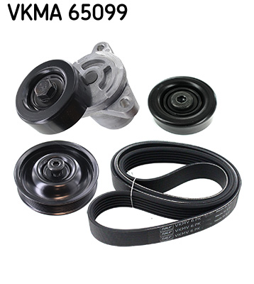 V formos rumbuotas diržas, komplektas - VKMA 65099 SKF